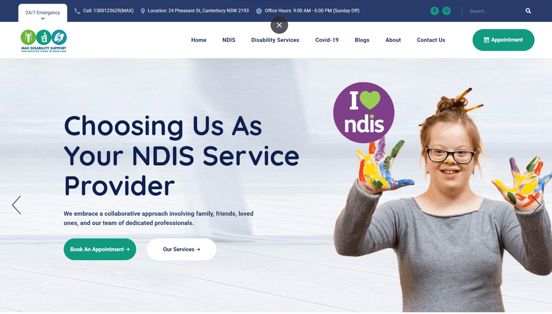 Max Disability Support